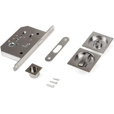 EMUCA Steel Square Lock Kit - Emergency Lock - For 35-40mm Doors EMUCA Steel Square Lock Kit - Emergency Lock - For 35-40mm Doors