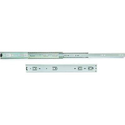Emuca 51 mm x 400 mm drawer slides - Heavy-duty, Full extension, Zinc steel Emuca 51 mm x 400 mm drawer slides - Heavy-duty, Full extension, Zinc steel
