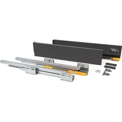 Emuca Weiße 105x350mm Stahlschublade mit Soft Close Emuca Weiße 105x350mm Stahlschublade mit Soft Close