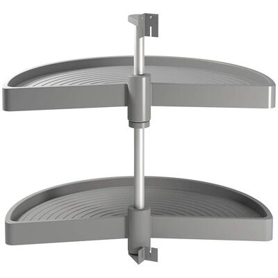Emuca - Corner Lazy Susan Shelvo 750mm - Kitchen Corner Storage Emuca - Corner Lazy Susan Shelvo 750mm - Kitchen Corner Storage