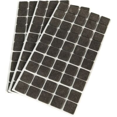 Emuca 2038616 Viltbeschermers voor meubels - 150 Zelfklevende 20x20mm Bruin Emuca 2038616 Viltbeschermers voor meubels - 150 Zelfklevende 20x20mm Bruin