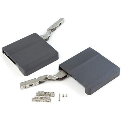 EMUCA Sistema de bisagras para puertas elevadoras - Cierre suave ajustable - 1200mm EMUCA Sistema de bisagras para puertas elevadoras - Cierre suave ajustable - 1200mm