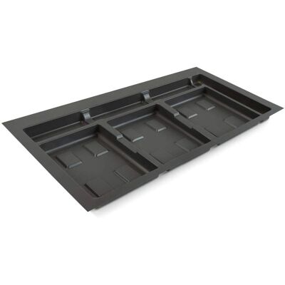 Emuca Recycle 900 mm Grijze Kunststof Ladebasis voor Keuken Emuca Recycle 900 mm Grijze Kunststof Ladebasis voor Keuken