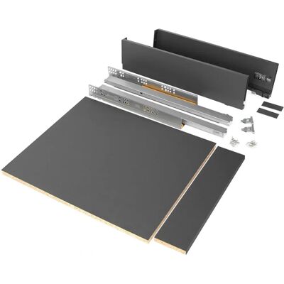 Emuca - Küchenschubladenset - Sanft schließend, 93mm Höhe Emuca - Küchenschubladenset - Sanft schließend, 93mm Höhe