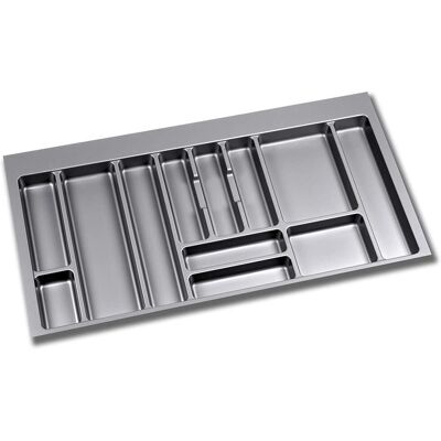 Emuca 1000mm Schubladen-Organizer - Grau Kunststoff Emuca 1000mm Schubladen-Organizer - Grau Kunststoff