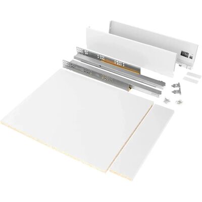 Kit de tiroir Vertex blanc d'Emuca - 900mm Kit de tiroir Vertex blanc d'Emuca - 900mm