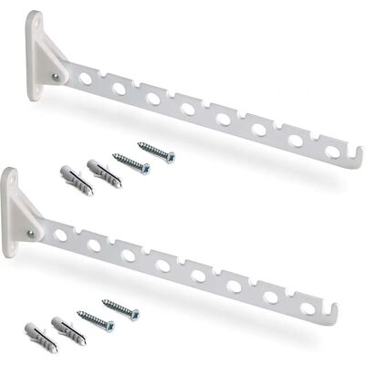 Emuca Cintre Pliable Blanc - Accessoire pour armoire Emuca Cintre Pliable Blanc - Accessoire pour armoire