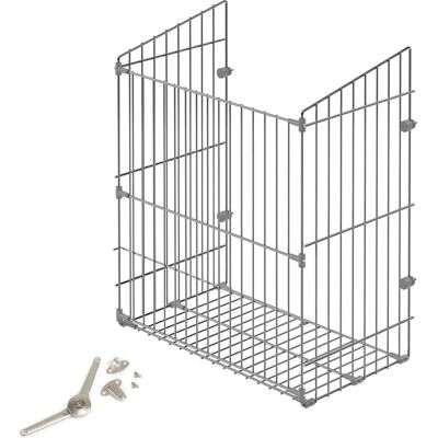 Cesto de lavandería Emuca - Módulo 450mm - Acero - Cromo Cesto de lavandería Emuca - Módulo 450mm - Acero - Cromo