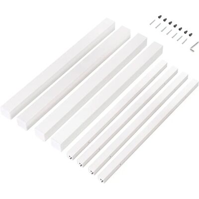 Emuca Marco de Mesa de Acero - 750x750mm Blanco Emuca Marco de Mesa de Acero - 750x750mm Blanco