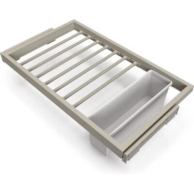 Emuca - Verstellbares Kleiderschrank-Set mit 7 Stangen & Ablage Emuca - Verstellbares Kleiderschrank-Set mit 7 Stangen & Ablage