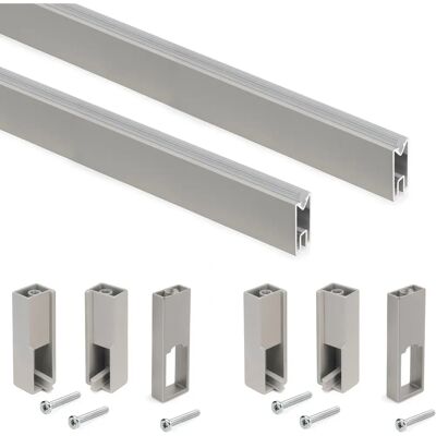 Emuca - Kit asta armadio 1150 mm - Supporta 40kg/m Emuca - Kit asta armadio 1150 mm - Supporta 40kg/m