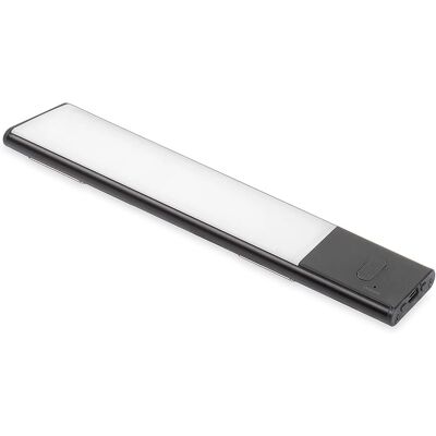 Lámpara de Pared LED Recargable Emuca Kaus Black - Sensor Táctil - 240mm Lámpara de Pared LED Recargable Emuca Kaus Black - Sensor Táctil - 240mm