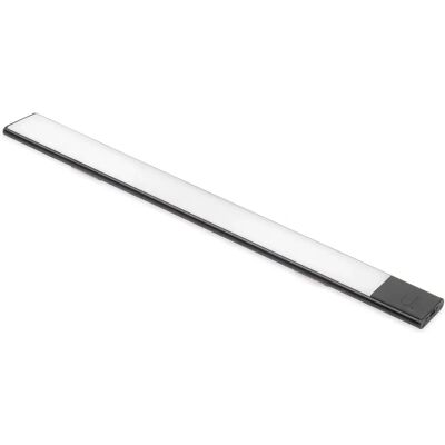Applique LED rechargeable Kaus Black d'Emuca - 400mm, Capteur tactile, Noir Applique LED rechargeable Kaus Black d'Emuca - 400mm, Capteur tactile, Noir