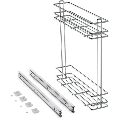 Emuca Bottelrek SupraMax - 150mm Staal Chroom - Flessenrek Emuca Bottelrek SupraMax - 150mm Staal Chroom - Flessenrek
