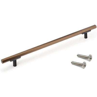 Poignée de Mobilier Emuca - 232mm - Finition Bronze - Riad - Publicité Poignée de Mobilier Emuca - 232mm - Finition Bronze - Riad - Publicité