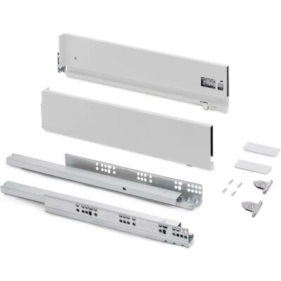 Cajón Emuca ajuste de altura 3D - Cajón, Blanco, 131mm Cajón Emuca ajuste de altura 3D - Cajón, Blanco, 131mm