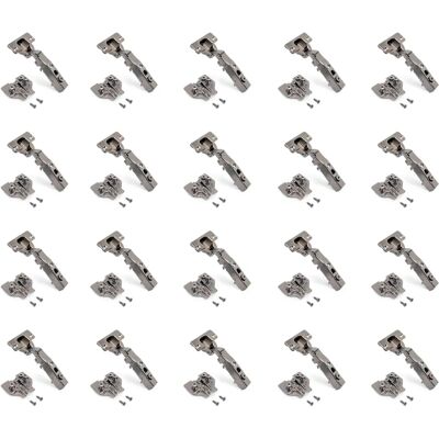 Emuca Charnières Titan X91 avec Fermeture Douce et Clips - Publicité Emuca Charnières Titan X91 avec Fermeture Douce et Clips - Publicité