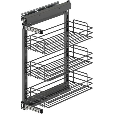 Emuca Steel 400mm Soft-Close Kitchen Drawer - Kitchen Drawer Emuca Steel 400mm Soft-Close Kitchen Drawer - Kitchen Drawer