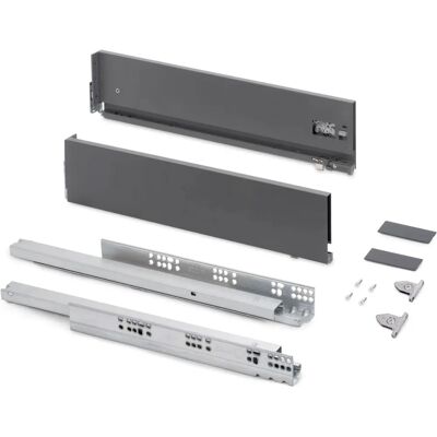 Emuca Stalen Ladekit met 3D-Instelling Emuca Stalen Ladekit met 3D-Instelling