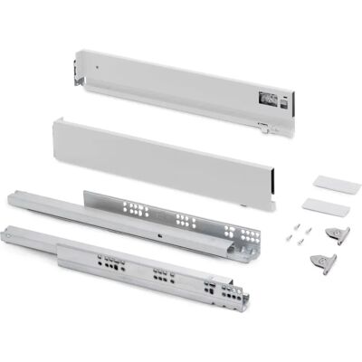 Emuca Blanco Cajón ajustable 3D - Cajón Emuca Blanco Cajón ajustable 3D - Cajón