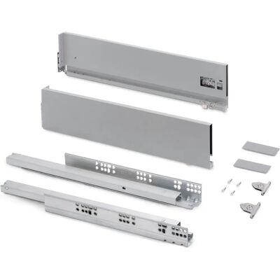 Emuca 3187625 Juego de Cajón Blanco con Ajuste en 3D - Tipo de Cajón Emuca 3187625 Juego de Cajón Blanco con Ajuste en 3D - Tipo de Cajón
