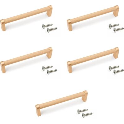 Juegos de tiradores Bergen - 141mm, Oro, 5 unidades Juegos de tiradores Bergen - 141mm, Oro, 5 unidades