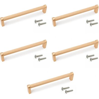 Emuca Mangores de Cajón en Oro - Pack de 5, 173mm Emuca Mangores de Cajón en Oro - Pack de 5, 173mm