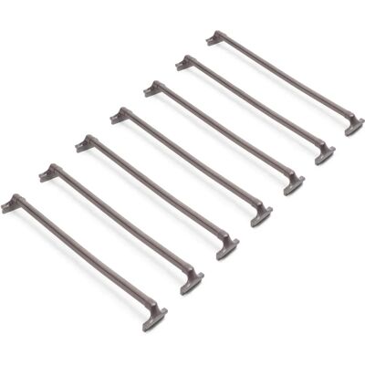 Emuca Model 7138152 Titanium Broekhangers - Kledingaccessoires Emuca Model 7138152 Titanium Broekhangers - Kledingaccessoires