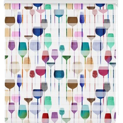 Estoralis c-1225 - Custom night and day roller blind Estoralis c-1225 - Custom night and day roller blind