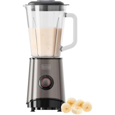 Black & Decker - Liquidificador 800W Jarra de Vidro 1,5L 4 Lâminas Inoxidáveis - Liquidificador Black & Decker - Liquidificador 800W Jarra de Vidro 1,5L 4 Lâminas Inoxidáveis - Liquidificador