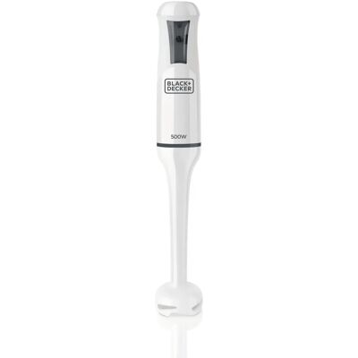 Black & Decker BXHB500E - Blanc - Mixeur à main - Publicité Black & Decker BXHB500E - Blanc - Mixeur à main - Publicité