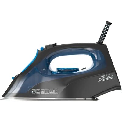 Black & Decker BXIR2605E Dampfbügeleisen - 2600W, Große Bügelsohle, Antikalk Black & Decker BXIR2605E Dampfbügeleisen - 2600W, Große Bügelsohle, Antikalk