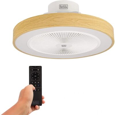 Ventilador de mesa Black & Decker ES9420010B em madeira Ventilador de mesa Black & Decker ES9420010B em madeira