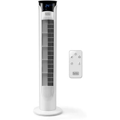 Black & Decker BXEFT48E Toronyventilátor Fehér - Szerelhető, Csendes, 3 Sebesség Black & Decker BXEFT48E Toronyventilátor Fehér - Szerelhető, Csendes, 3 Sebesség