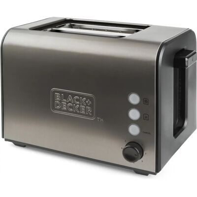 Black & Decker BXT0900E - Noir, Acier inoxydable - Grille-pain Black & Decker BXT0900E - Noir, Acier inoxydable - Grille-pain