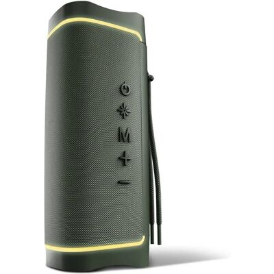 Caixa de som Bluetooth portátil Yume ECO da Energy Sistem - Verde - 15 W - Resistente à água Caixa de som Bluetooth portátil Yume ECO da Energy Sistem - Verde - 15 W - Resistente à água