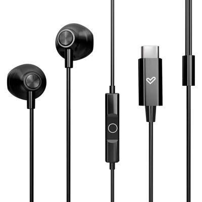 Fones de ouvido intra-auriculares Energy Sistem EasyPods Microfone Type C Fones de ouvido intra-auriculares Energy Sistem EasyPods Microfone Type C