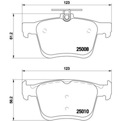 BREMBO KT 08 025 Bremsekit - Skiver og klodser til VW Golf 7 BREMBO KT 08 025 Bremsekit - Skiver og klodser til VW Golf 7