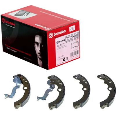 Brembo Bremseklosser - 26mm bredde - 180mm diameter - med håndbrems - Nissan Pixo, Suzuki Alto VI Brembo Bremseklosser - 26mm bredde - 180mm diameter - med håndbrems - Nissan Pixo, Suzuki Alto VI