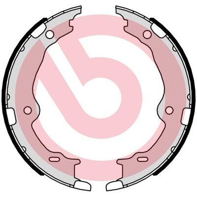 Brembo Håndbremsesko Lexus LS IV - Bremsesett Brembo Håndbremsesko Lexus LS IV - Bremsesett