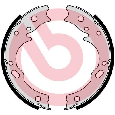 Brembo S 34 509 Bremsesko Sett - Trommelbremser Brembo S 34 509 Bremsesko Sett - Trommelbremser
