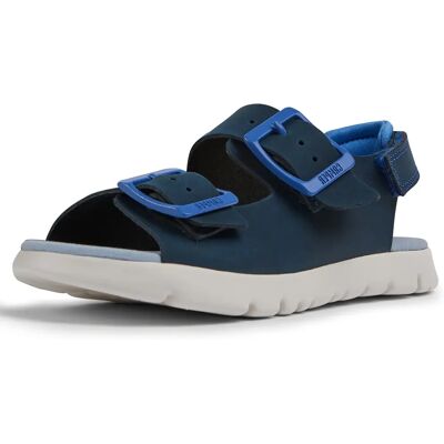 Sandales Camper Oruga en Cuir Bleu - Sandales - Publicité Sandales Camper Oruga en Cuir Bleu - Sandales - Publicité