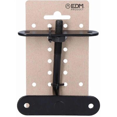 Supporto corrimano EDM Modello 85583 Acciaio nero regolabile Supporto corrimano EDM Modello 85583 Acciaio nero regolabile