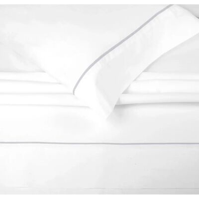 Ensemble de 3 Pièces Burrito Blanco - Blanc/Gris - Ensemble de Literie Ensemble de 3 Pièces Burrito Blanco - Blanc/Gris - Ensemble de Literie
