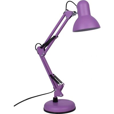 FERRIMEX Lampada da Tavolo Antigona - Regolabile Lilla E27 FERRIMEX Lampada da Tavolo Antigona - Regolabile Lilla E27