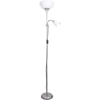 Ventilador de Techo KENIA Plata - Aspas Reversibles - 18W LED 3000-4000-6500K - 40xP.107cm Ventilador de Techo KENIA Plata - Aspas Reversibles - 18W LED 3000-4000-6500K - 40xP.107cm
