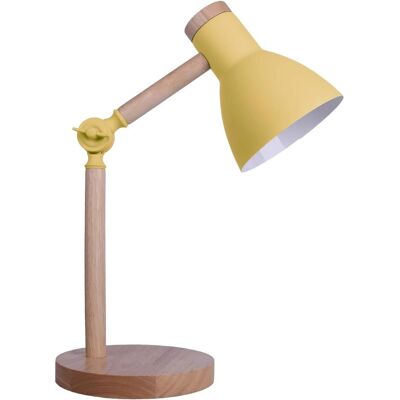 Bel Air Home - Lámpara de Escritorio Moderna de Madera y Metal - 47cm Bel Air Home - Lámpara de Escritorio Moderna de Madera y Metal - 47cm