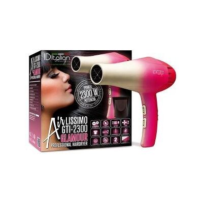 Secador de pelo Id Italian GTI 2300 - Profesional, Rosa, 3 temperaturas Secador de pelo Id Italian GTI 2300 - Profesional, Rosa, 3 temperaturas