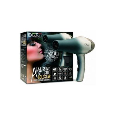 Secador de pelo GTI 2300W Id Italian - Duradero, Silencioso, 2 Velocidades Secador de pelo GTI 2300W Id Italian - Duradero, Silencioso, 2 Velocidades