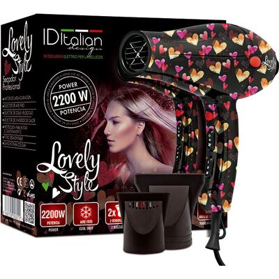 Sèche-cheveux Italian Design Lovely Style - Sèche-cheveux - Publicité Sèche-cheveux Italian Design Lovely Style - Sèche-cheveux - Publicité